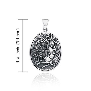 Medusa Silver Amulet TPD2857